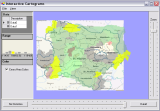 Lower Austria districts - resident/area distorted.