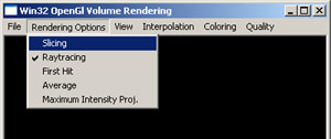 Rendering Menu