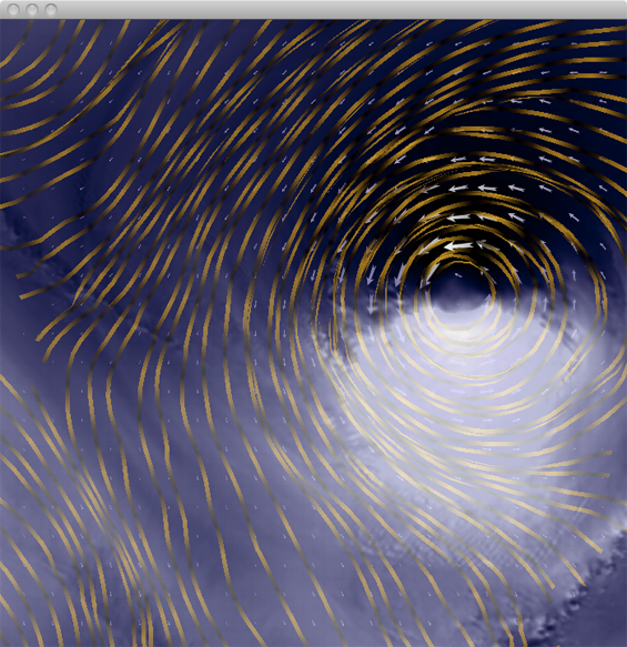 Gerenderter Datensatz, Hauptfenster