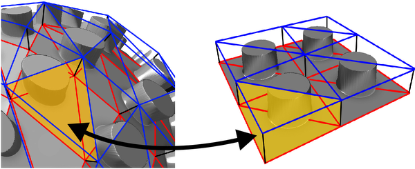 Mapping: Mapping between prisms in texture and world space