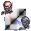 Isosurface similarity map with two isovalues highlighted