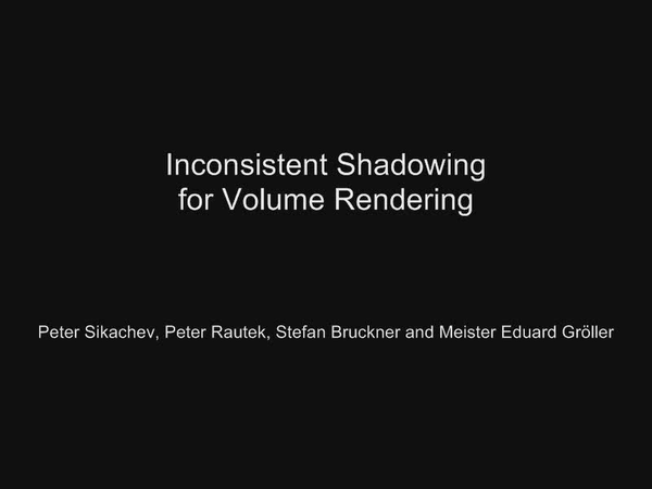 video1: 1D Shadow Transfer Function Demonstration