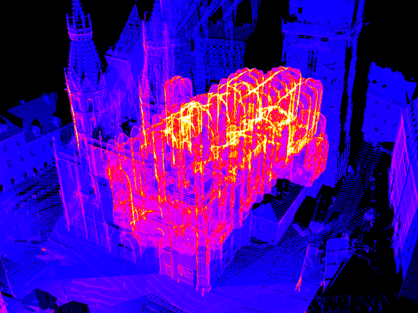 image: Stephansdom overdraw with MNO at 1px point size.
