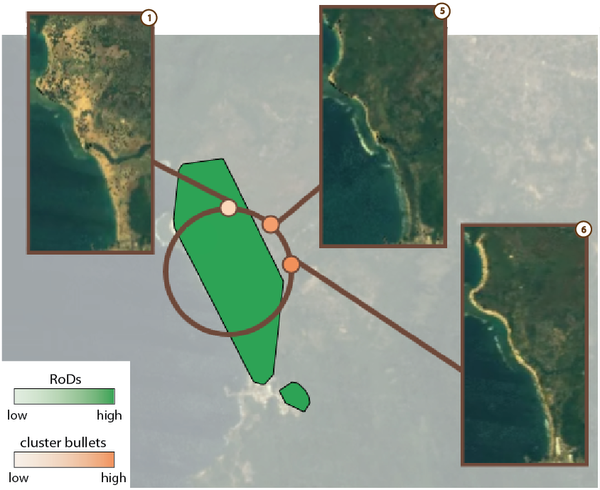 results-satellite: Dataset Satellite: Our approach identified the satellite image which shows damage caused by a tsunami on a coast-line in Indonesia.