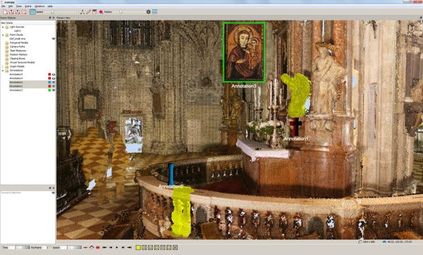 image: Annotations in a point cloud