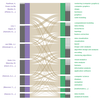 BiCFlows showing visualization authors and their key words