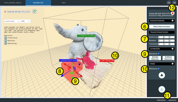 point_cloud_editor: Point cloud editor