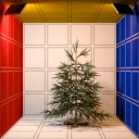 A tree covered by a hierarchy of <i>orientation lightmaps</i>.
