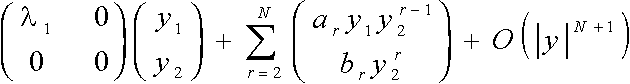 <I><B>F(x) = F<SUB>1</SUB> + F<SUB>2</SUB> + ... + F<SUB>k</SUB> +
			 O(|x|<SUP>k+1</SUP>)</B></I>