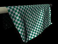 cloth falling over rod (quicktime movie 1.5MB)