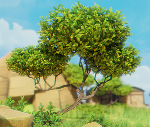 Geometry obstructed by foliage