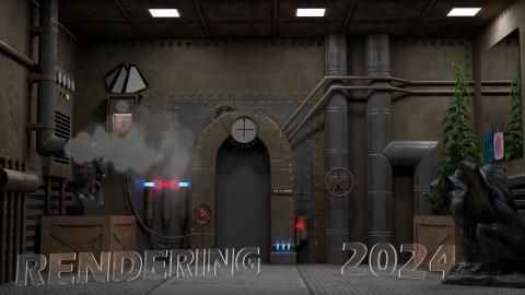 The hidden gate - Rendering by Gerald Kimmersdorfer