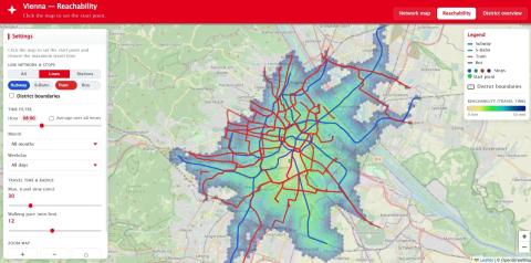 Vienna's public transportation system