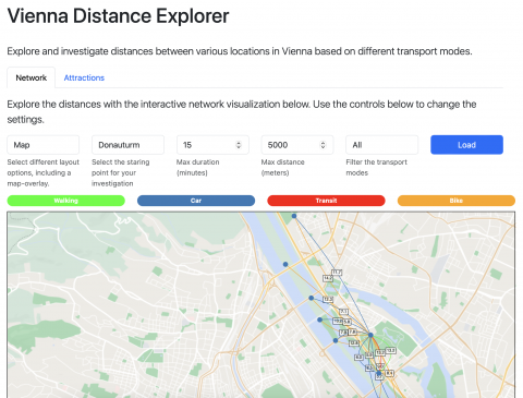 Vienna Distance Explorer