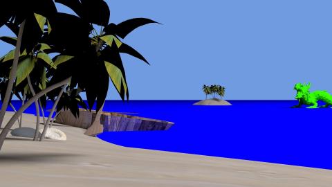 Cozy day at the beach - Rendering by Zechmann Manuel