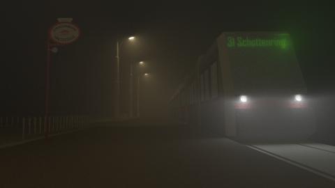 Tram Station - Rendering by Derflinger Simon