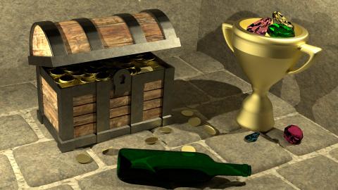 Pirate Treasure - Rendering by Tadic Staša