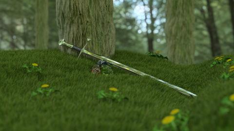 Andúril - Rendering by Seczer Tobias