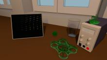Unusually clean Workstation - Rendering by Plasun Florian
