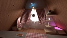 Football in the attic - Rendering by Krizanic Sebastian