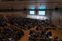 Keynote - view of a full room