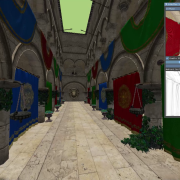 Sponza scene in Deferred Shader