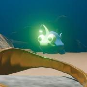 an animated deep sea fish