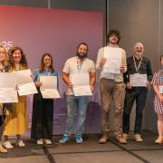 Group picture of best paper award ceremony