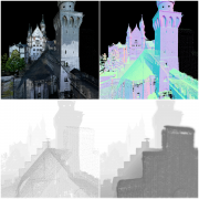 Point Cloud Rendered Images